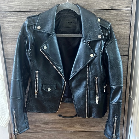 Blank NYC Black Leather Jacket - Picture 1 of 3